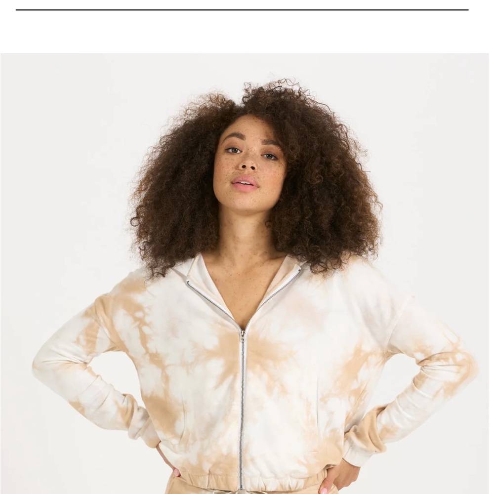 Tie-Dye Zip-Up Hoodie